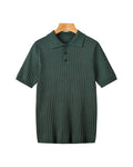 Men's Button Placket Polo Shirt