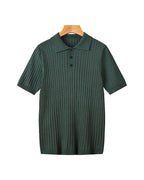 Men's Button Placket Polo Shirt
