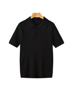 Men's Button Placket Polo Shirt