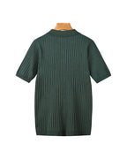 Men's Button Placket Polo Shirt