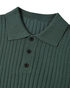 Men's Button Placket Polo Shirt