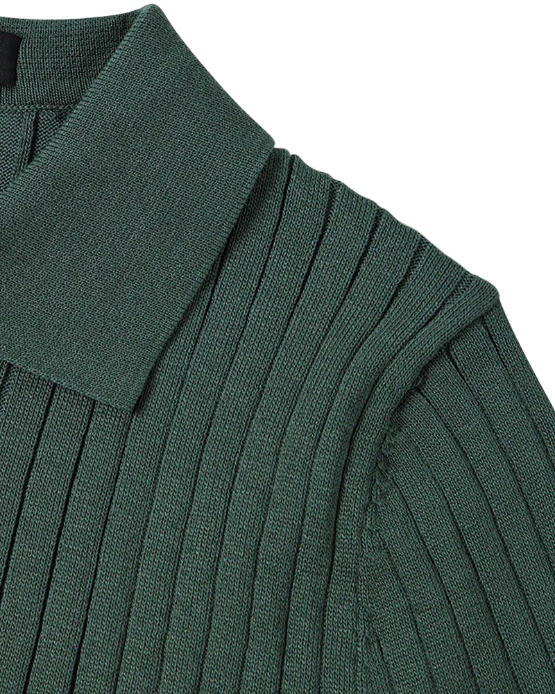 Men's Button Placket Polo Shirt