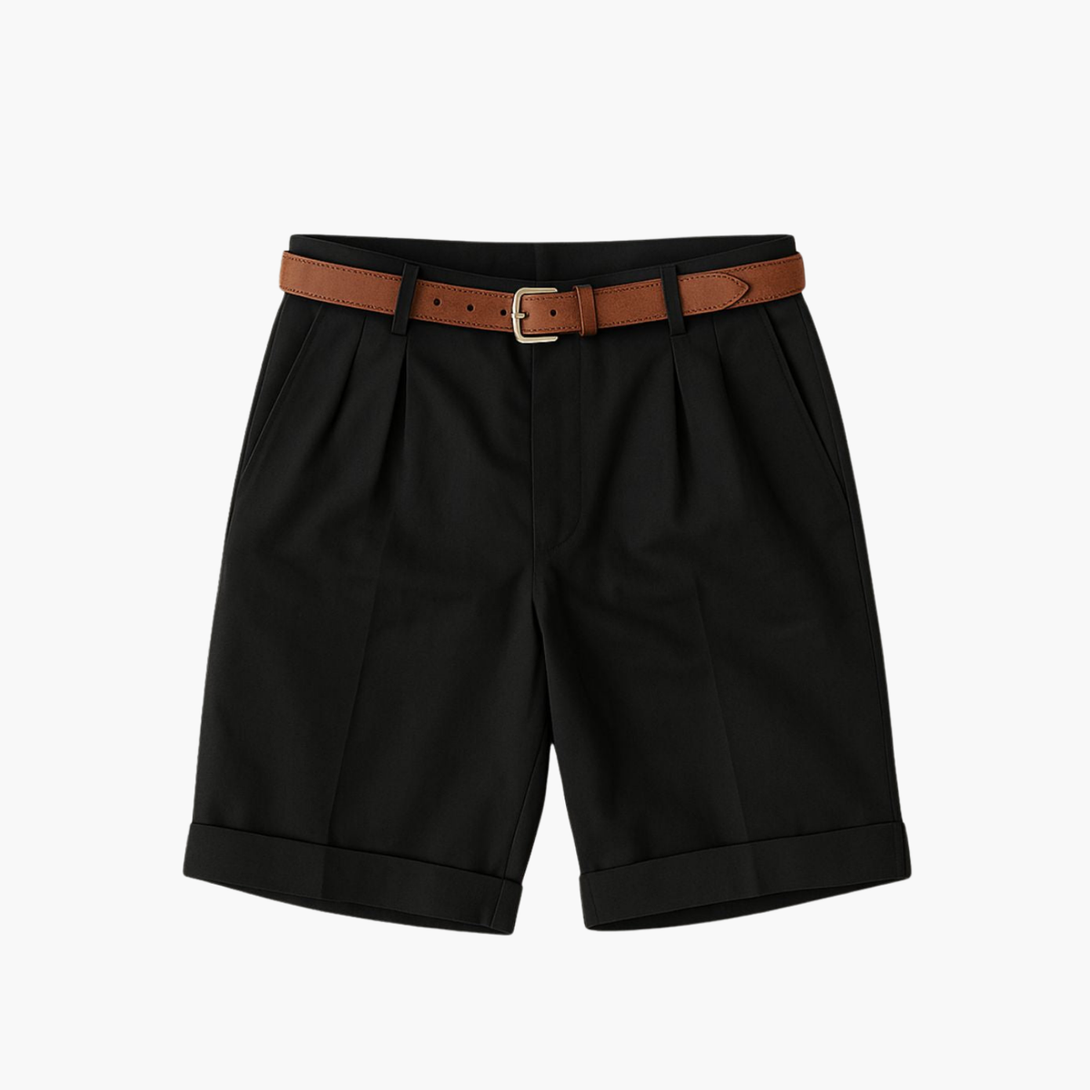Men's Buttoned Polo and Shorts Set