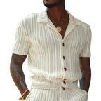 Men's Button Shirt and Short Set