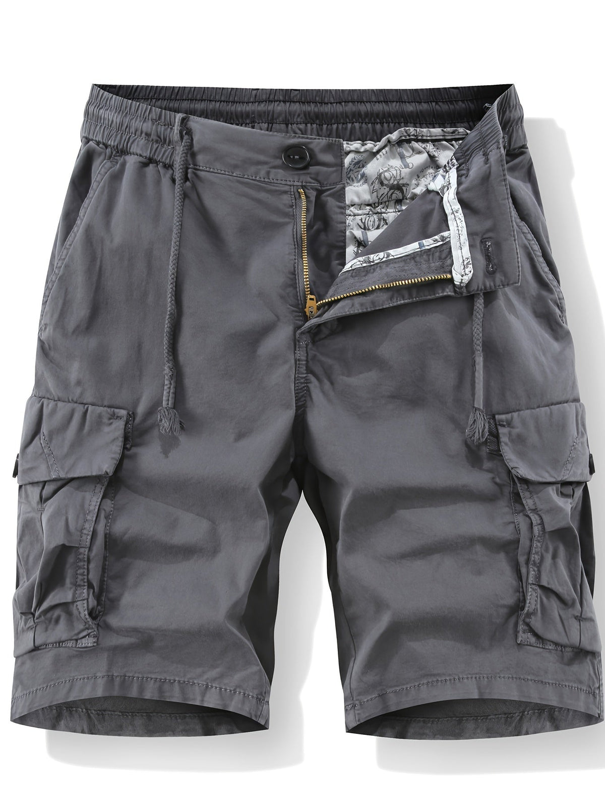 Men's Button-Up Cargo Shorts