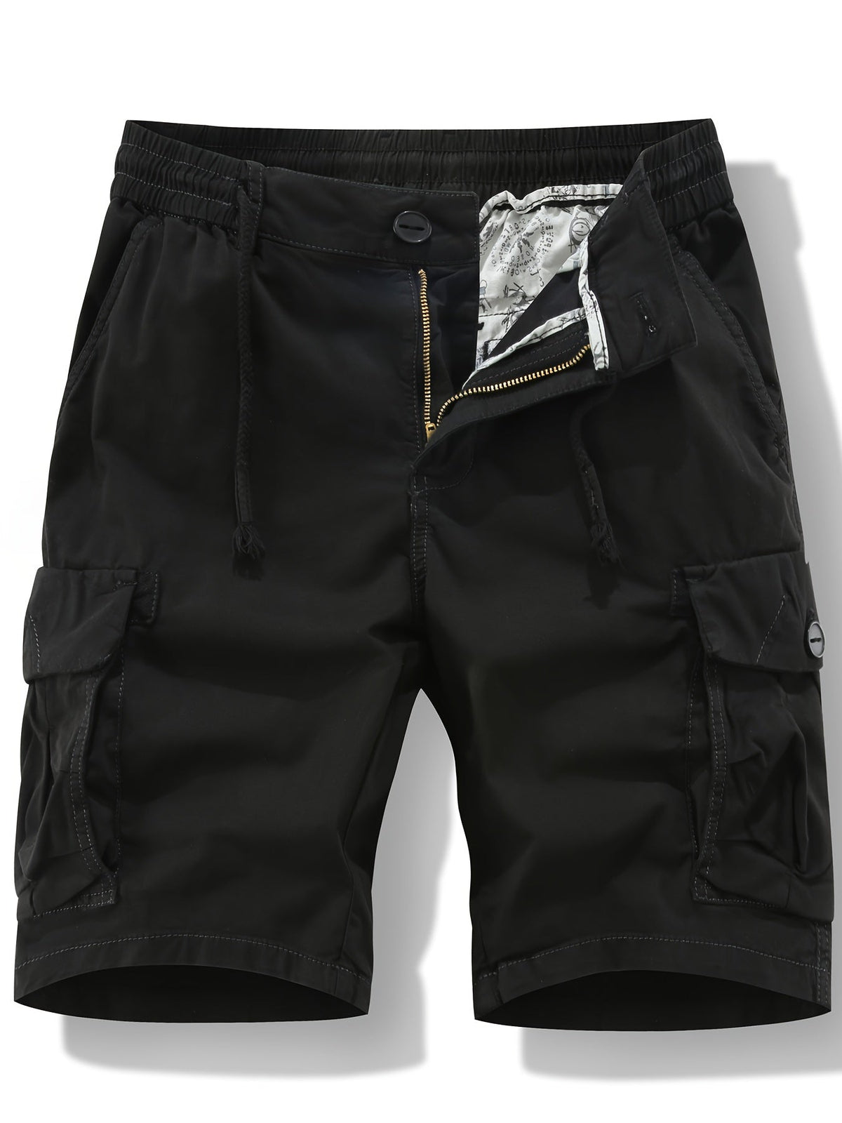 Men's Button-Up Cargo Shorts