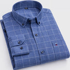 Men's Button-Up Checked Shirt