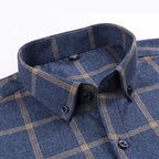 Men's Button-Up Checked Shirt