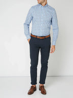 Men's Button-Up Checked Shirt