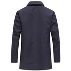 Men's Button-Up Collared Coat