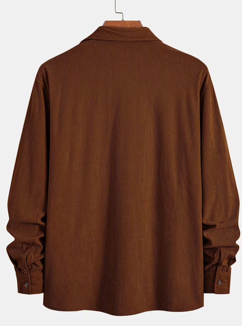 Men's Button-Up Overshirt