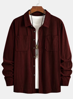 Men's Button-Up Overshirt