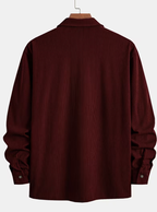 Men's Button-Up Overshirt