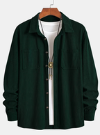 Men's Button-Up Overshirt