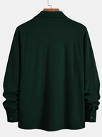 Men's Button-Up Overshirt
