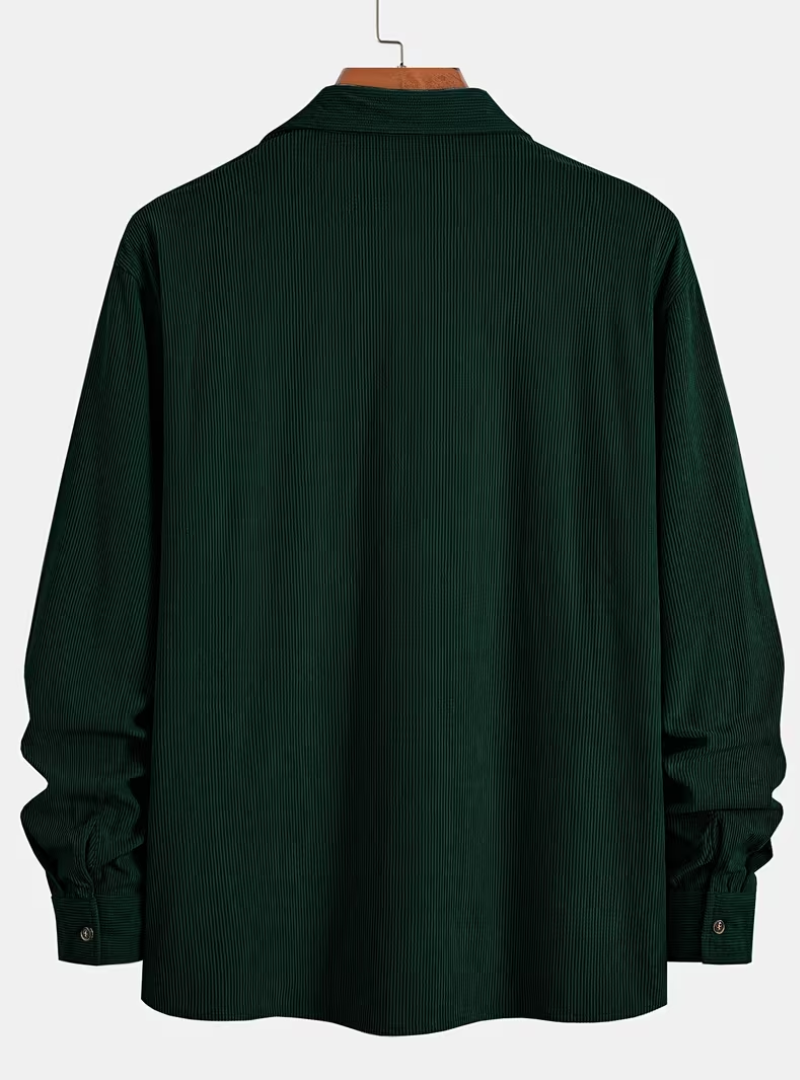 Men's Button-Up Overshirt
