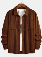 Men's Button-Up Overshirt