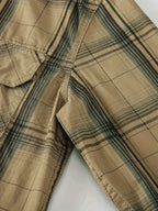 Men's Button-Up Plaid Shirt