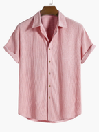Men's Button-Up Shirt and Trousers Set
