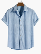 Men's Button-Up Shirt and Trousers Set