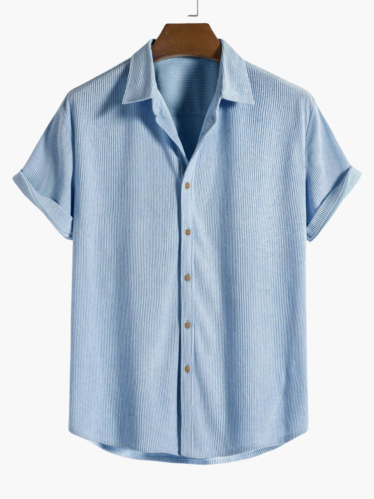 Men's Button-Up Shirt and Trousers Set