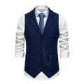 Men's Button-Up Suit Waistcoat