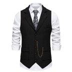 Men's Button-Up Suit Waistcoat