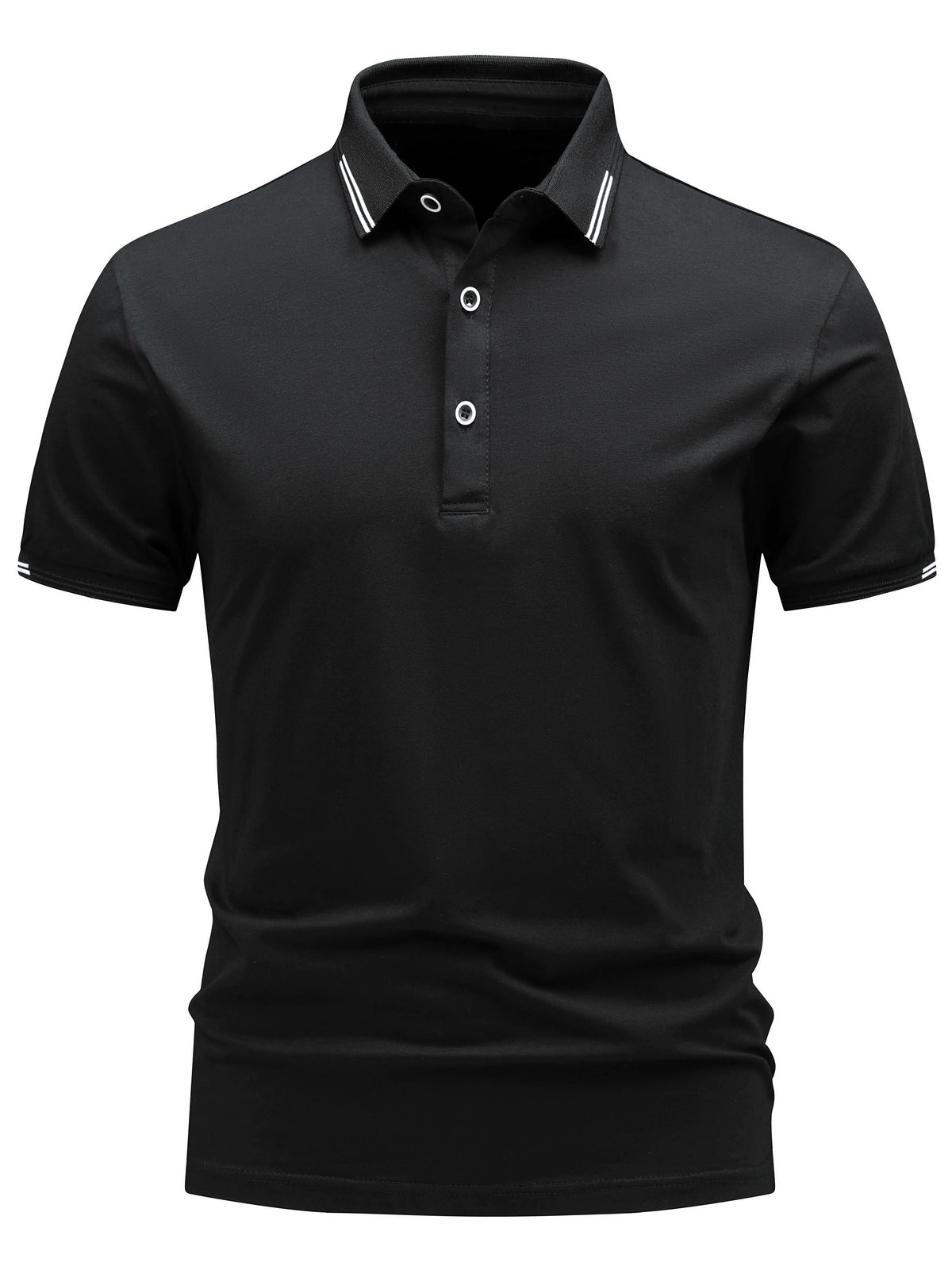Men's Buttoned Collar Polo