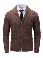 Men's Cable Knit Cardigan
