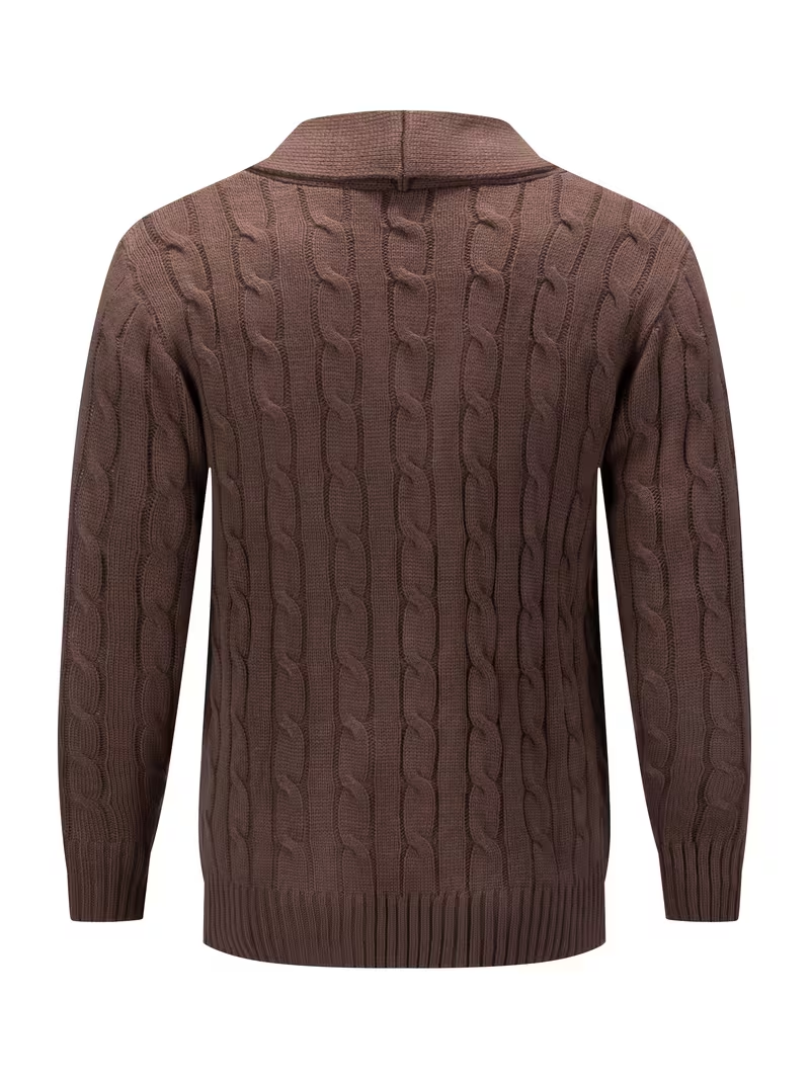 Men's Cable Knit Cardigan