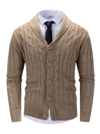 Men's Cable Knit Cardigan