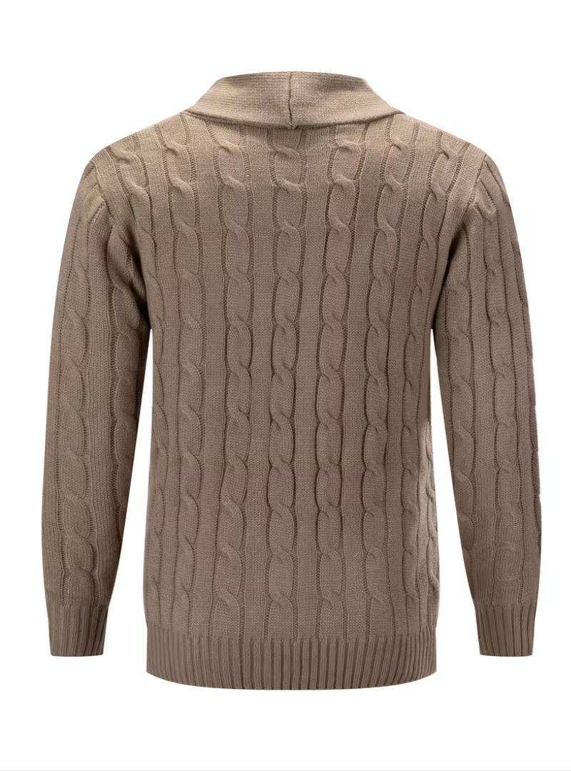 Men's Cable Knit Cardigan