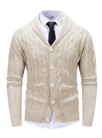 Men's Cable Knit Cardigan