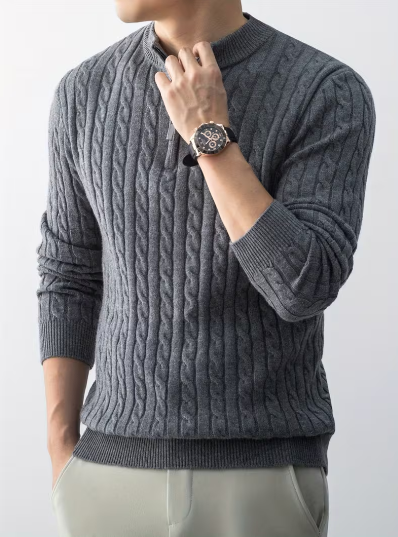 Men's Cable Knit Jumper