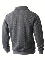 Men's Cable Quarter-Zip Jumper
