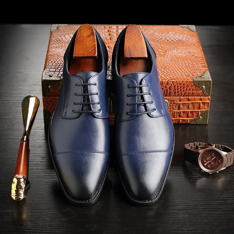 Men's Cap Toe Oxford Shoes