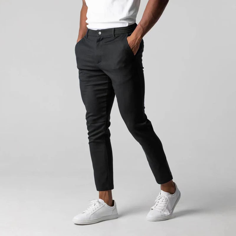 Men's Casual Slim Fit Trousers