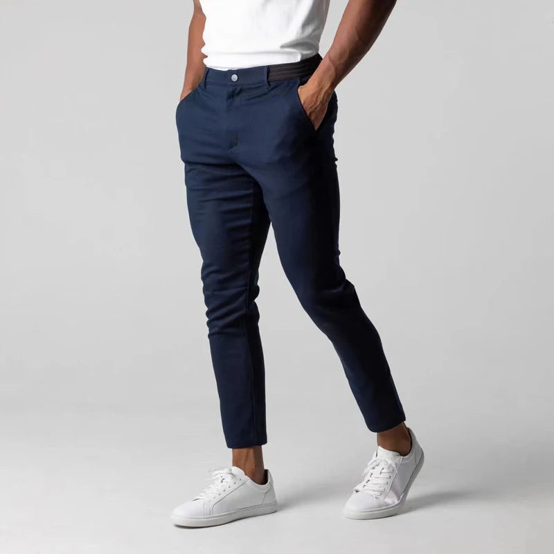 Men's Casual Slim Fit Trousers