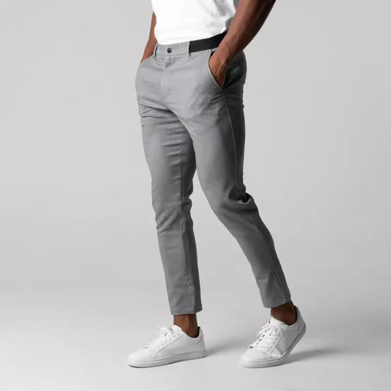 Men's Casual Slim Fit Trousers