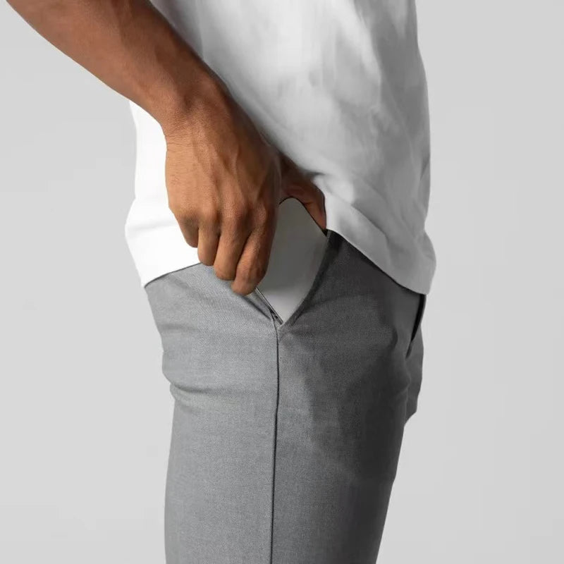 Men's Casual Slim Fit Trousers