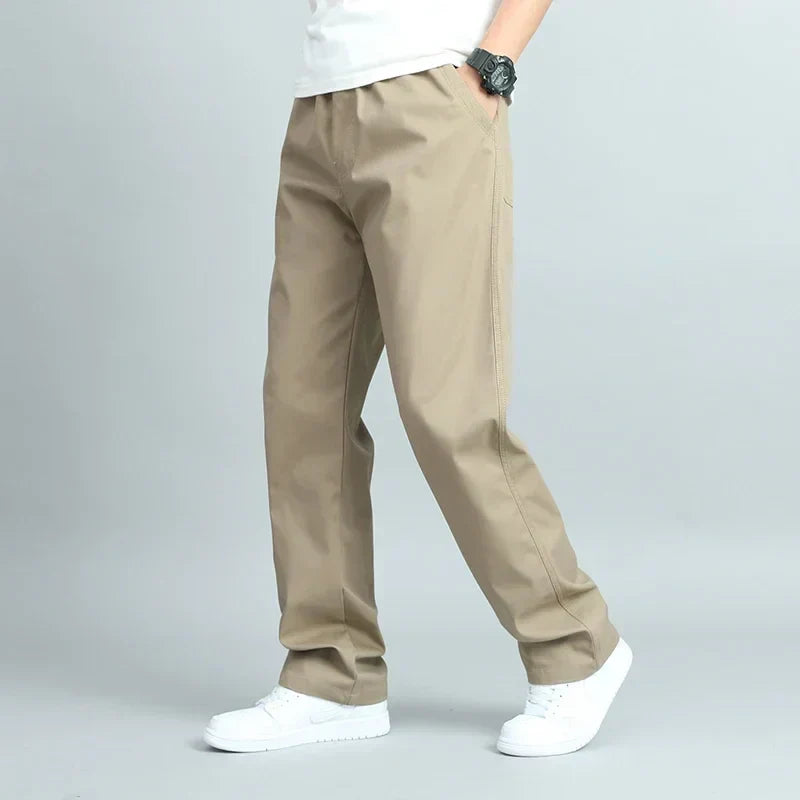 Men's Casual Straight Leg Trousers