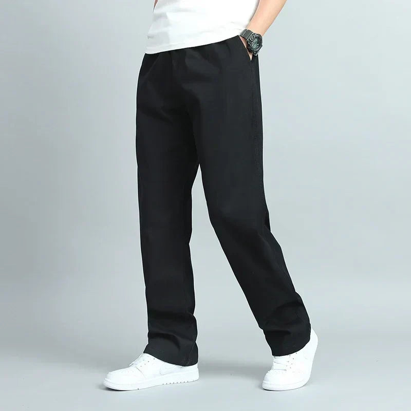 Men's Casual Straight Leg Trousers