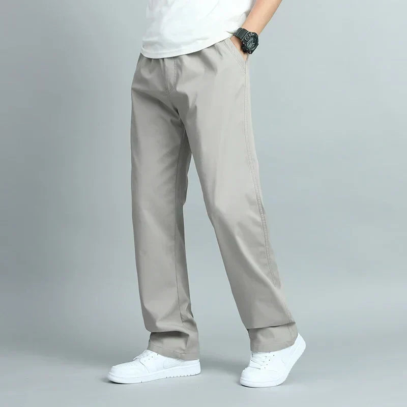 Men's Casual Straight Leg Trousers
