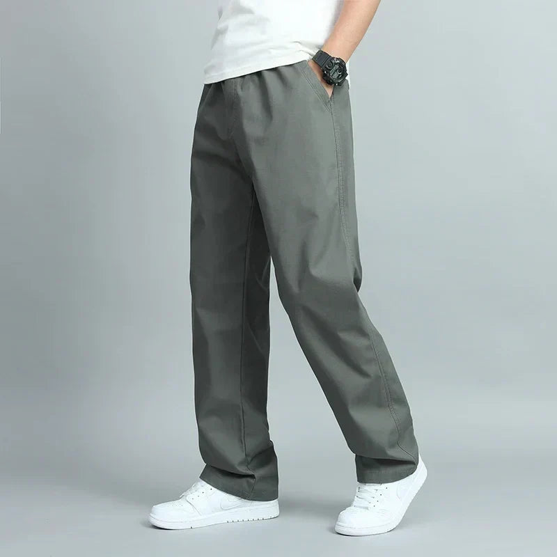 Men's Casual Straight Leg Trousers