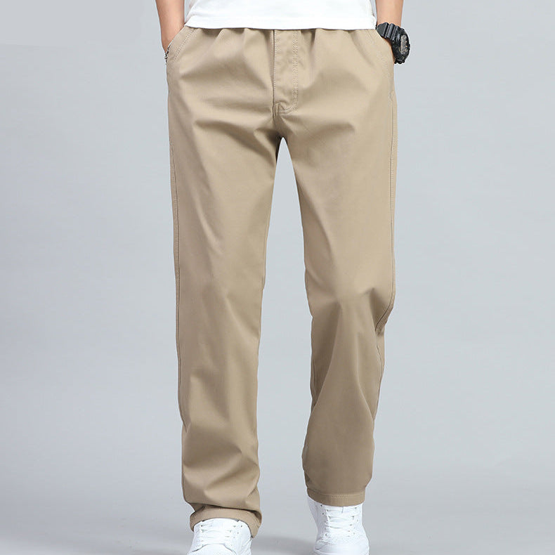 Men's Casual Straight Leg Trousers