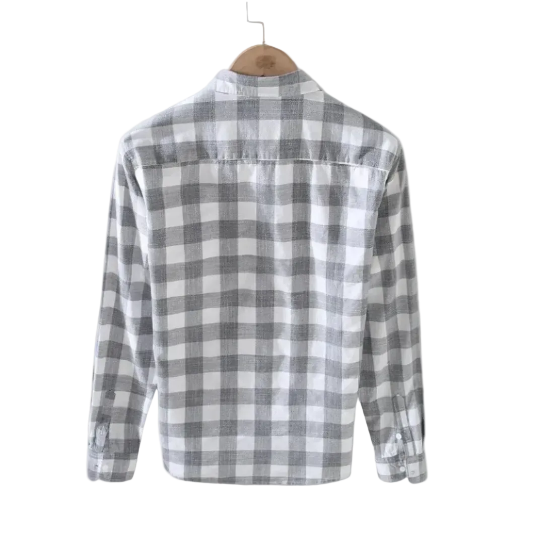 Men's Check Button Shirt