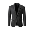 Men's Check Lapel Blazer