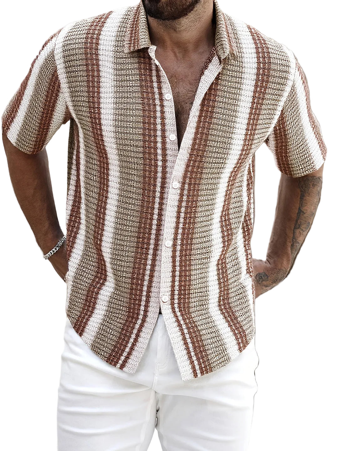 Men's Check Pattern Shirt