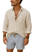 Men's Chest Pocket Button Shirt