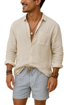 Men's Chest Pocket Button Shirt